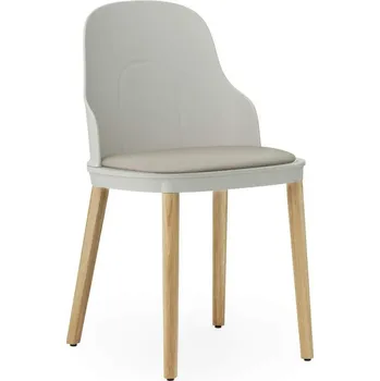 Jídelní židle Normann Copenhagen Židle Allez Chair Oak/Leather, warm grey