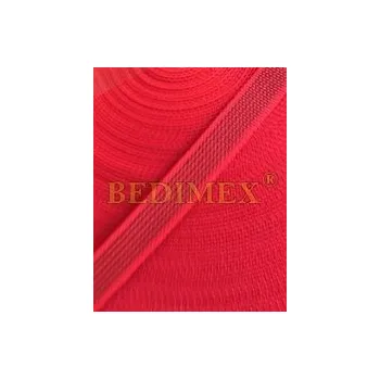 Vodítko pro psa popruh na vodítka protiskluzový -š.20 mm-červený s gumou maloodběr