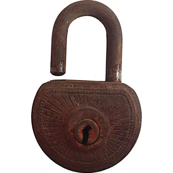 Visací zámek Starý retro zámek