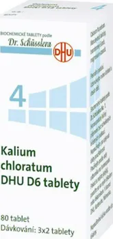 Homeopatikum Dr. Peithner Kalium chloratum DHU D5 - D30 80 tbl.