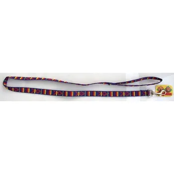 Vodítko pro psa Vodítko nylon indiánský vzor 20mm x 120cm