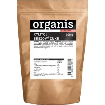 Potravina Organis Xylitol březový cukr 500 g