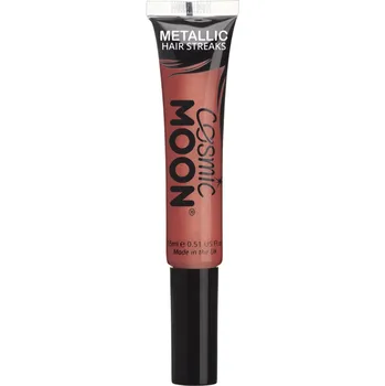 Metalické proužky do vlasů Červené