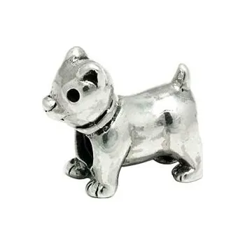 Přívěsek Stříbrný přívěsek navlékací pejsek