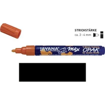 Speciální výtvarná barva Kreul Fix na textil KREUL JAVANA OPAK černý