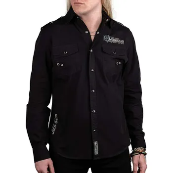 Pánská košile košile pánská s dlouhým rukávem WORNSTAR - Shadow Works - XXL