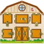 Viga Dřevěná hra - zamykání a odemykání