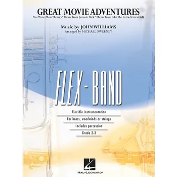 FLEX-BAND - Great Movie Adventures (grade 2-3) / partitura + party