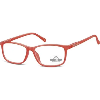Brýle na čtení MONTANA EYEWEAR Dioptrické brýle MR62G Dairy červená/ +3,00 flex