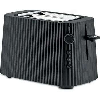 Toustovač Toustovač Plisse, černý - Alessi