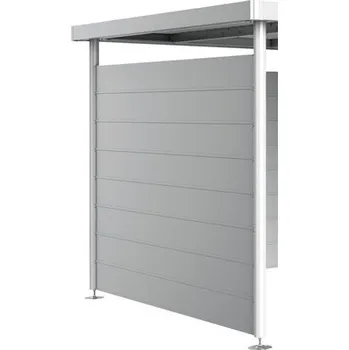 Zahradní domek Biohort Boční stěna pro HighLine H5,H6, stříbrná metalíza (Zahradní domky Biohort - příslušenství)