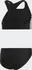 Dívčí plavky adidas Performance Fit 2PC 3S Y černé/bílé 152