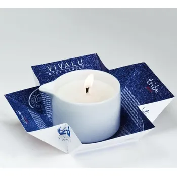Svíčka Vivalu masážní svíčka mandlovo perlová 100 ml LUMEN LUTB100PEA