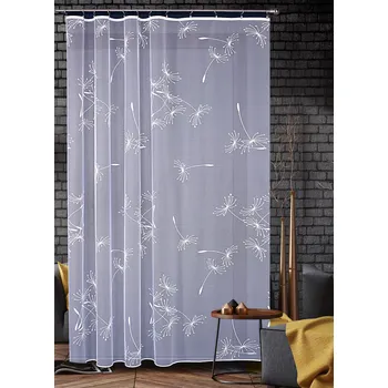 Záclona s pampeliškou M89 - výška 250 cm - metrážová žakárová