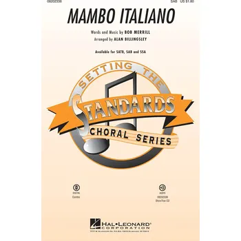 Mambo Italiano / SAB* + piano/chords