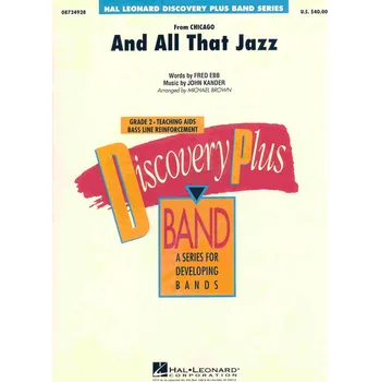 AND ALL THAT JAZZ for Concert Band (grade 2) / partitura + party