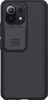Pouzdro na mobilní telefon Nillkin Camshield pro Xiaomi Mi 11 Lite 4G/5G černé