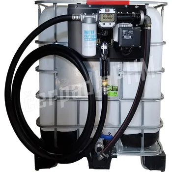 Palivová nádrž Nádrž na naftu IBC 1000 litr. + výdejní sestava Panther DIG 72l/min - 230V