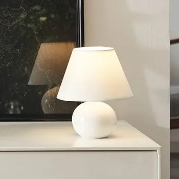 Lampička Stolní lampa Brilliant Prima E14 1x40 W bílá