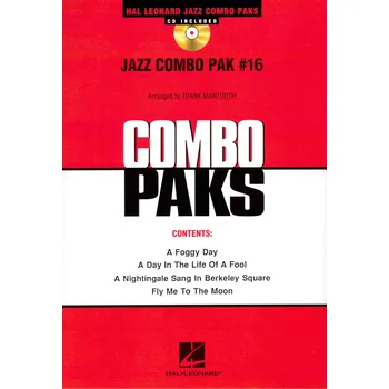 JAZZ COMBO PAK 16 + Audio Online / malý jazzový soubor