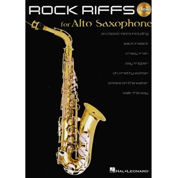 ROCK RIFFS + CD / altový saxofon