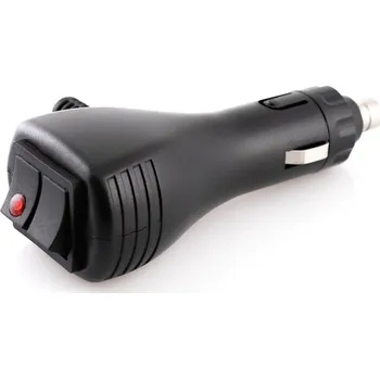 Držák do auta zástrčka do zapalovače s dvojitým přepínačem