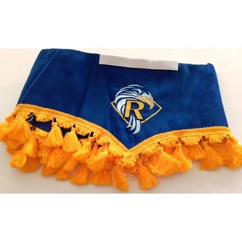 Stínítko do auta Kompletní sada závěsů pro RENAULT, barva modrá a žluté střapce