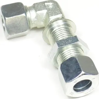 Hydraulický filtr DS-L 6-S/ZN (P-WSV06S) GATES FITTINGS spojka úhlová průchozí, kompletní se 2 maticemi