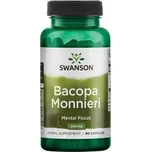 Swanson Bacopa Monnieri (Bakopa drobnolistá), 250 mg, 90 kapslí