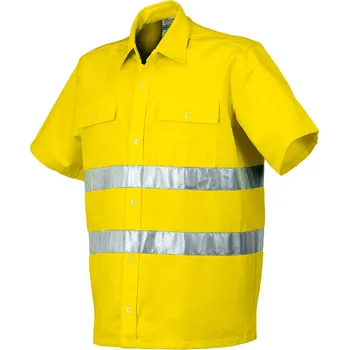 Pánská košile Industrial Starter Reflexní košile RENZO Barva: Žlutá, Velikost: M 08161N-012-M