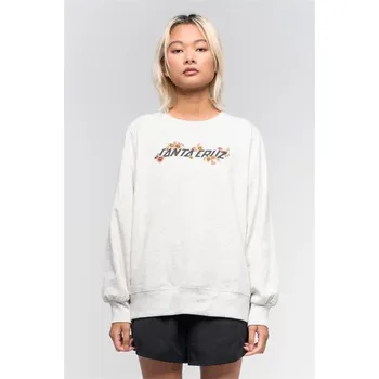 Pánská móda SANTA CRUZ mikina - Poppy Strip Crew Athletic Heather (ATHLETIC HEATHER) velikost: 6