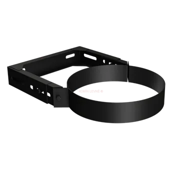 Komín Držák nerezového komínu černý 115-162/150-30 mm