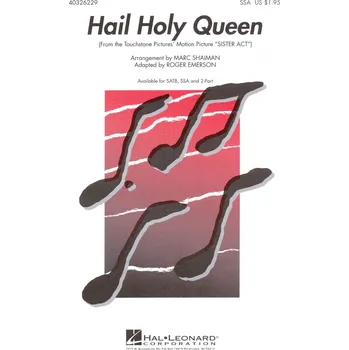 Hail Holy Queen (from Sister Act) / SSA + piano/chords
