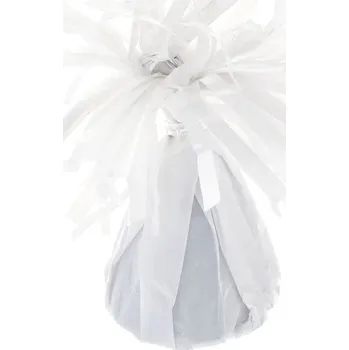 Balónek Qualatex Střapaté závaží - bílé