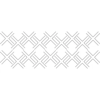 Samolepící dekorace Nabytekmorava Samolepka na zeď KŘÍŽKY 2 Barva: šedá