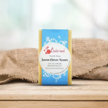 Mýdlo Louise émoi bio mýdlo s kozím mlékem Goat Milk Neutral, bez vůně 100 g