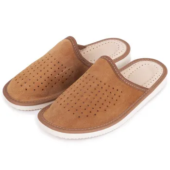 Dámské pantofle Vlnka Manufacture Dámské kožené pantofle letní