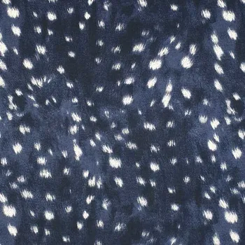 Kostýmovka modrá, bílé skvrny, š.130