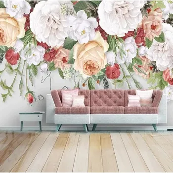 Fototapeta Solution Media 3D tapeta - Květy s růží MU2827 3 - 3D Relief - Vliesová tapeta - 320g/m2