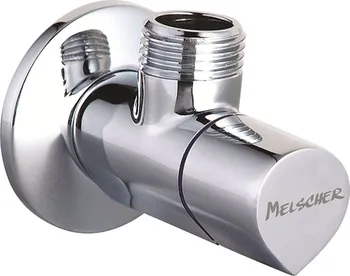 splachovač Melscher AV009 rohový ventil s kartuší 1/2" x 3/8"