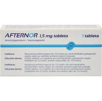 Afternor 1,5 mg 1 tbl. Lék na ženské potíže Afternor 1,5 mg 1 tbl.