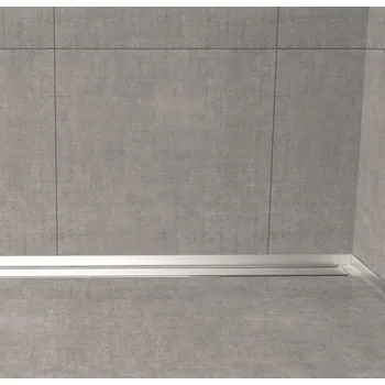 Stavební profil GPS5/12 - profil ke sklu, délka 125 cm/33 mm, nerez ocel broušená 31557