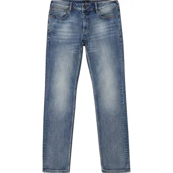 Pánské kalhoty Pánské rifle REPLIKA JEANS Axel stretch elastické modré seprané Replika Jeans - 140