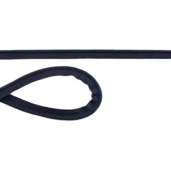 Bavlněná úpletová paspulka v tmavě modré barvě 43687