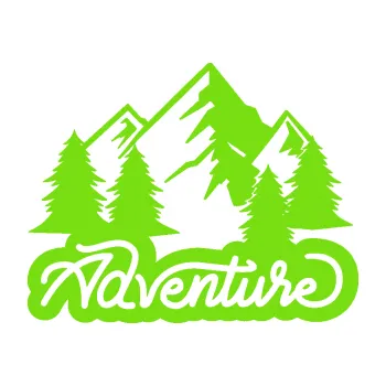 Samolepící dekorace Krajina hory 026 (04 - zelená kawasaki) SAMOLEPKA NA AUTO, NÁLEPKA, FÓLIE, POLEP, TUNING, VLASTNÍ TEXT, TISK, AUTOSAMOLEPKY.cz, POLEPY, OBRÁZEK, LOGO, 3D STICKERS