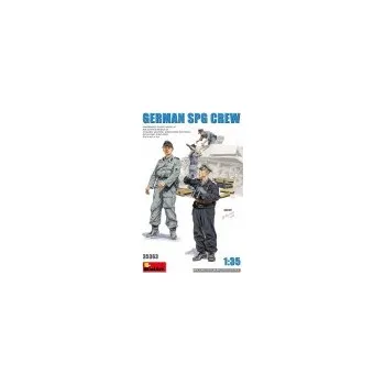 Plastikový model 1/35 German SPG Crew (4 fig. w/ ammo boxes&shells)