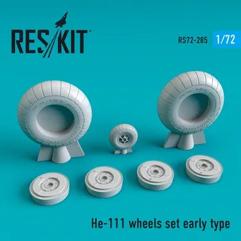 Plastikový model 1/72 He-111 wheels set early type