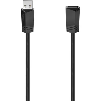 Datový kabel Hama prodlužovací USB 2.0 kabel, 0,75 m