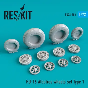 Plastikový model Reskit 1/72 HU-16 Albatros wheels set Type 1
