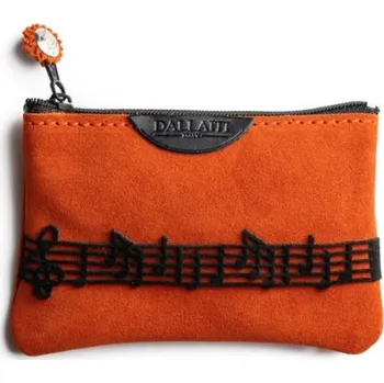 Peněženka PARTITURA, semišová kůže Barva: Oranžová